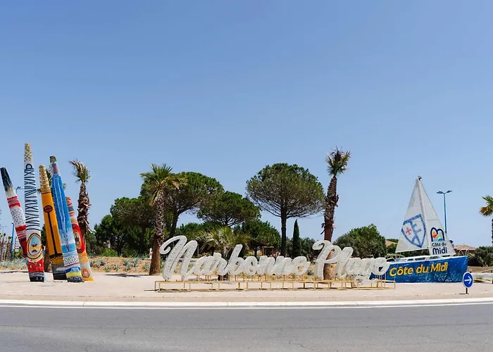 Maisonnette De Charme Au Coeur D'un Domaine Viticole, Pres De La - Narbonne-plage - Fr-1-409-178 빌라 나르본